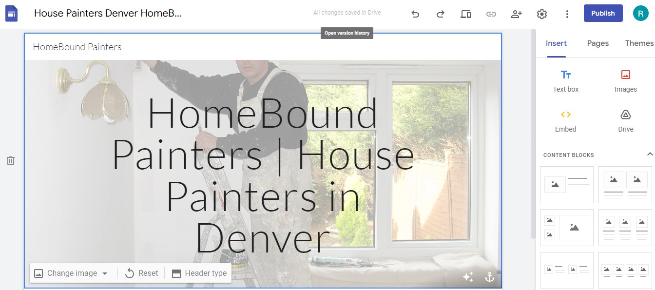 house painters google site